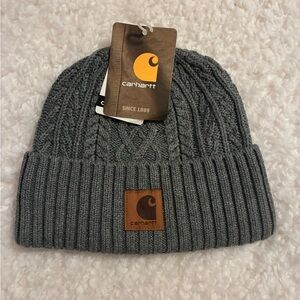 Carhartt Charcoal Cable Knit Beanie